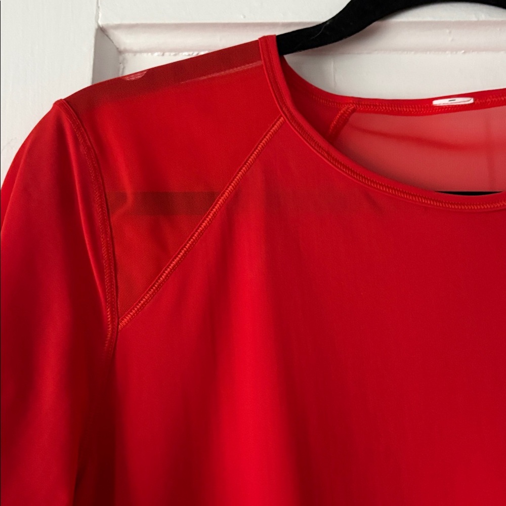 lululemon bright dark orange top - Picture 2 of 11